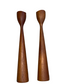Pair of Danish Modern Teak Candlesticks SK92a-30